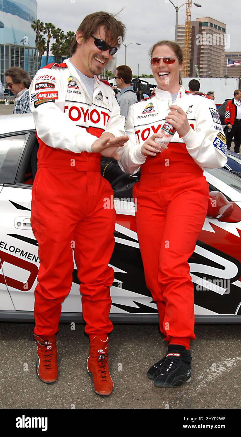 JOSH BROLIN & PICABO STREET ATTEND THE 27TH ANNUAL TOYOTA GRAND PRIX IN