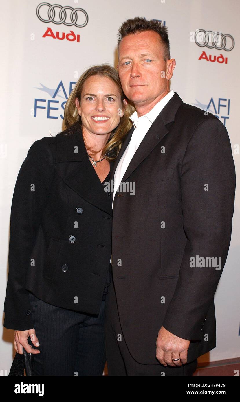 Robert Patrick & wife Barbara attend the 'Walk The Line' Premiere in Hollywood. Picture: UK Press Stock Photo