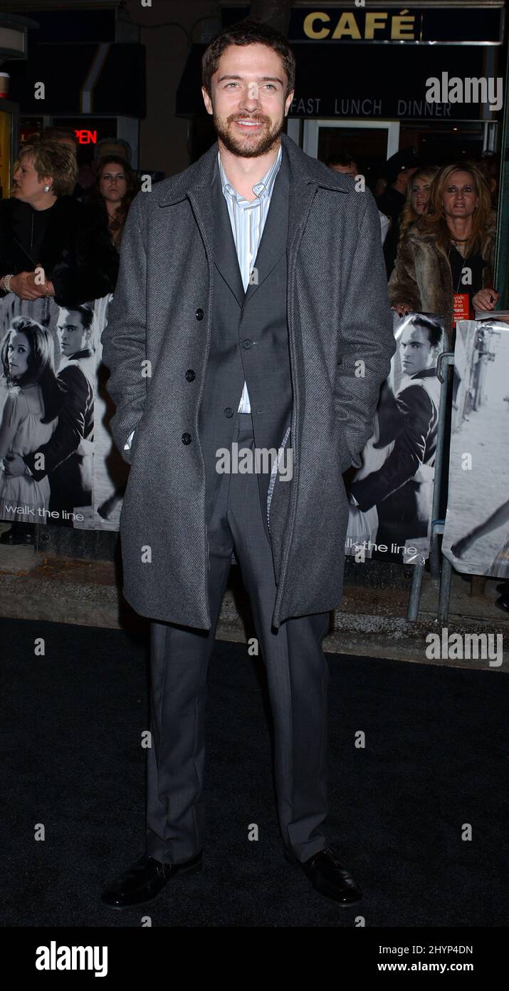 Topher Grace attends the 'Walk The Line' Premiere at the Beacon Theatre, New York. Picture: UK Press Stock Photo