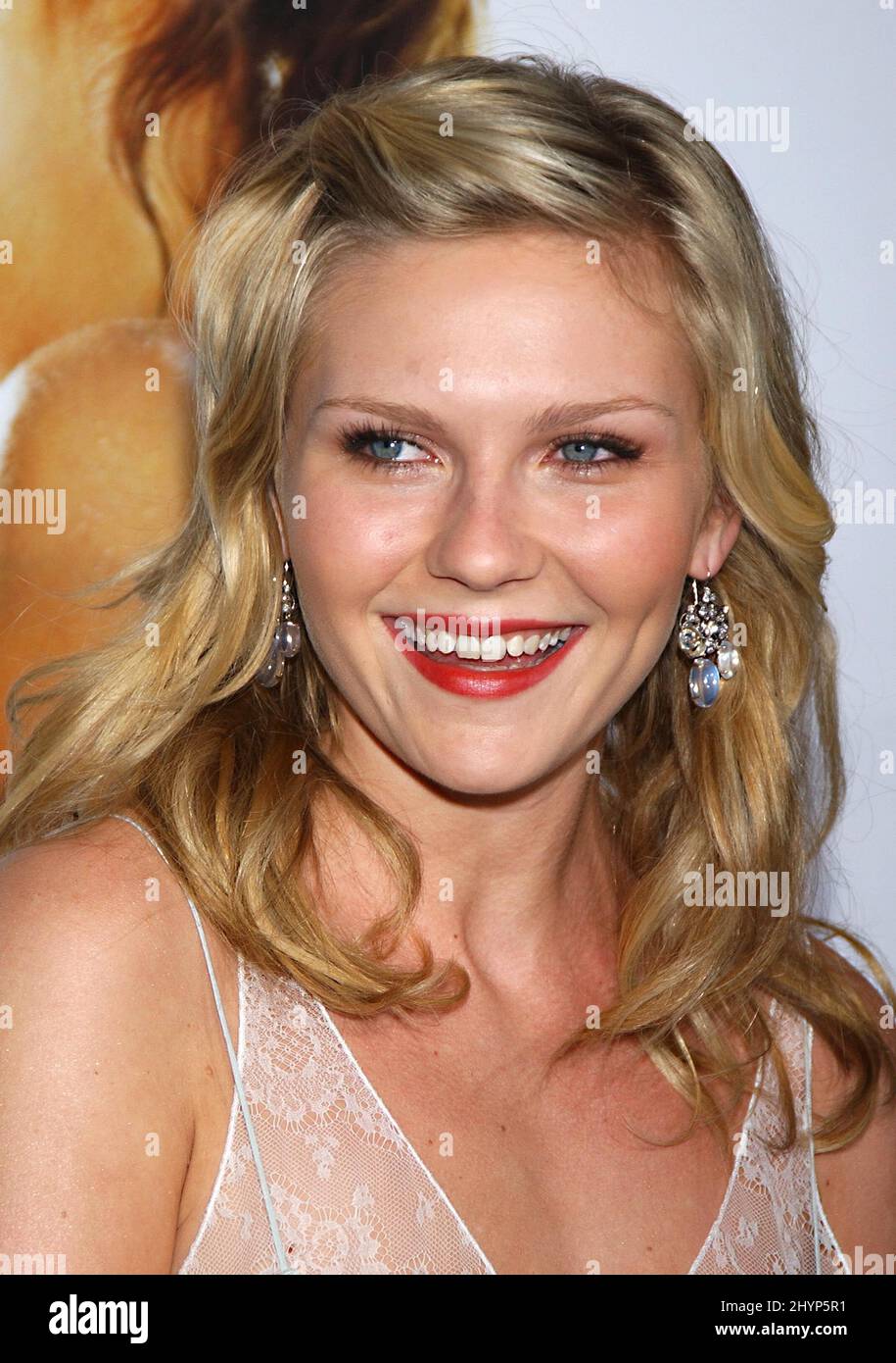 Kirsten Dunst attends the 'Wimbledon' World Premiere in Beverly Hills