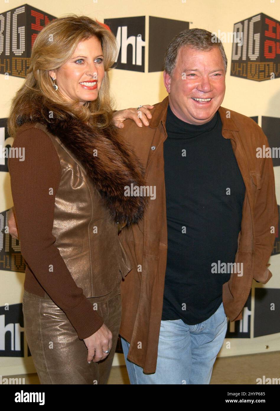 William Shatner and wife Elizabeth attend the VH1 Big in '04 Awards at ...