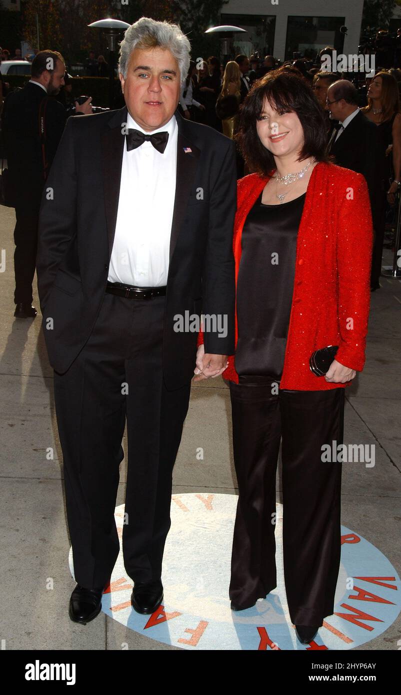 Jay Leno & wife Mavis attend the Vanity Fair Oscar Party at Mortons