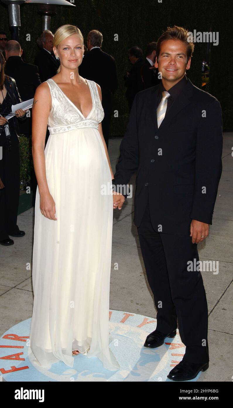 Sarah O'Hare & Lachlan Murdoch attend the Vanity Fair Oscar Party at Mortons, Beverly Hills. Picture: UK Press Stock Photo