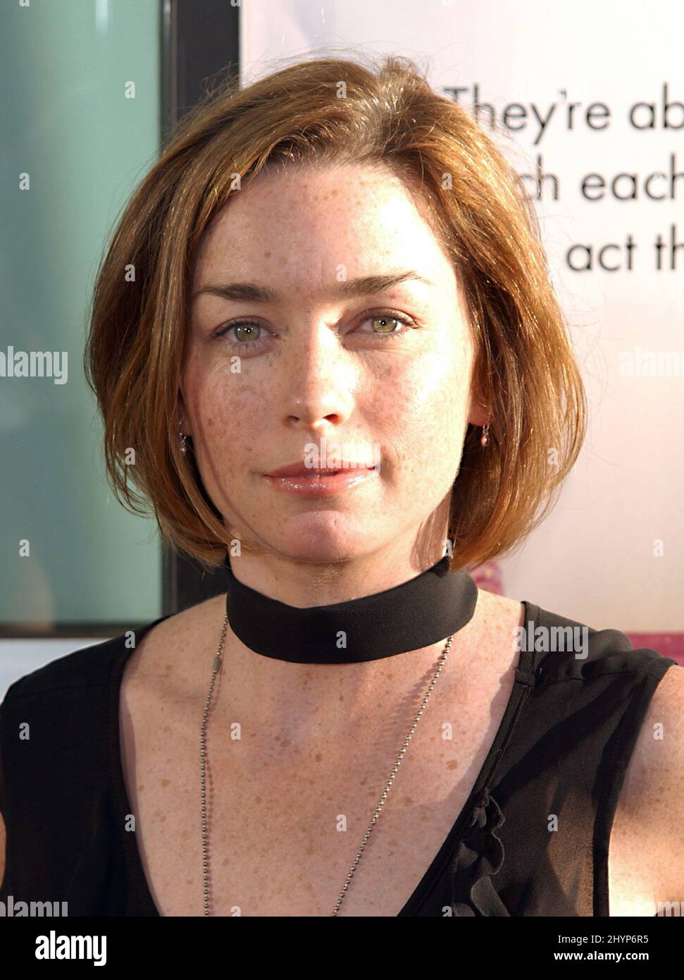 JULIANNE NICHOLSON ATTENDS THE 'UPTOWN GIRLS' PREMIERE IN HOLLYWOOD. PICTURE: UK PRESS Stock Photo