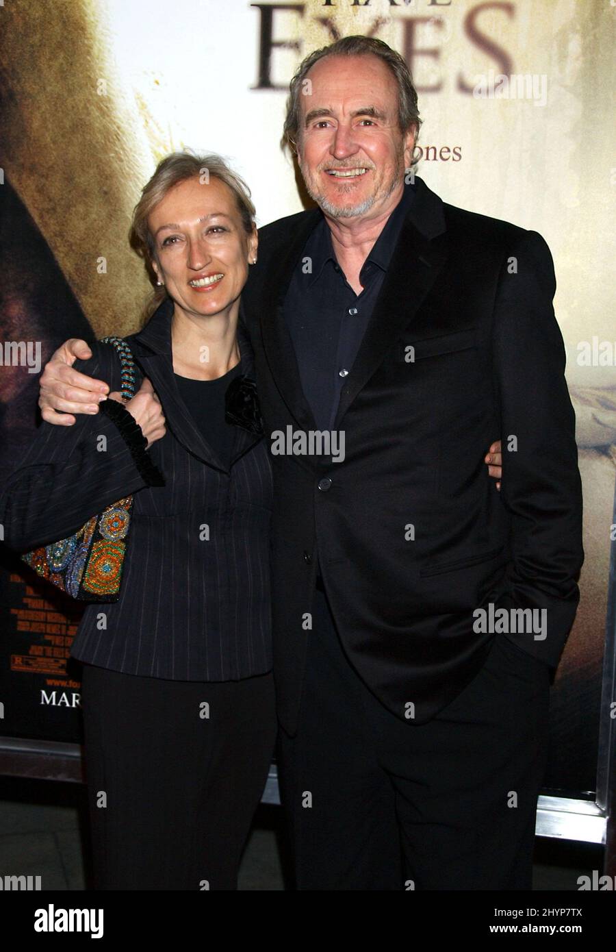 Wes Craven And Wife Iya Labunka Attend The Hills Have Eyes Premiere In