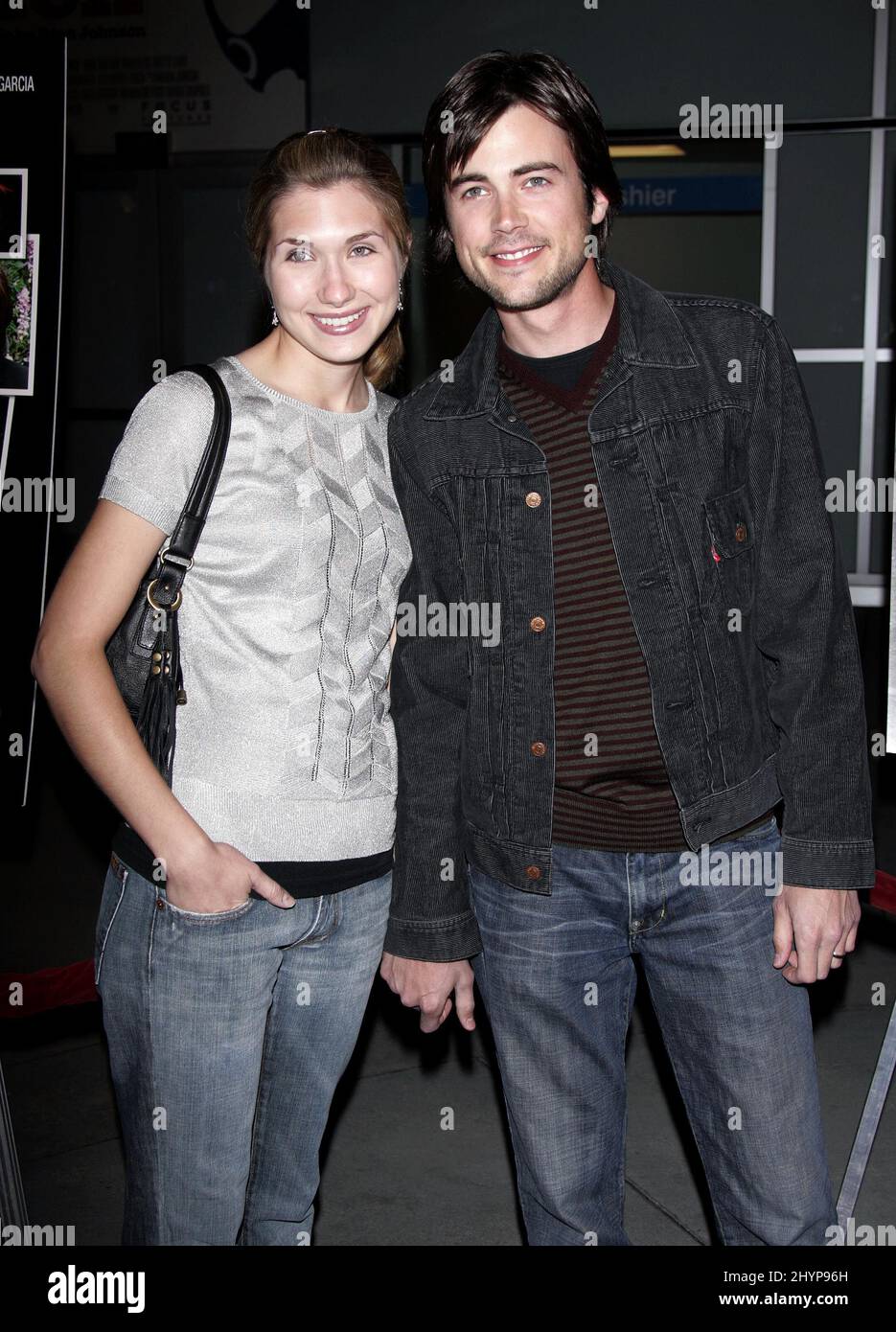 Matt Long & wife Lora attend the 'Standing Still' Los Angeles Premiere. Picture: UK Press Stock Photo