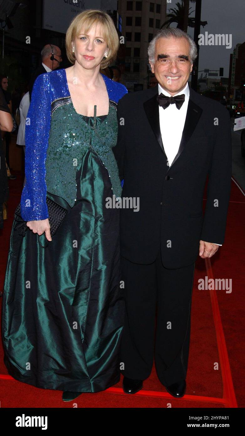 MARTIN SCORSESE & HELEN MORRIS ATTEND THE 31st AFI LIFE ACHIEVEMENT AWARD, GIVEN TO ROBERT DE NIRO IN HOLLYWOOD. PICTURE: UK PRESS Stock Photo