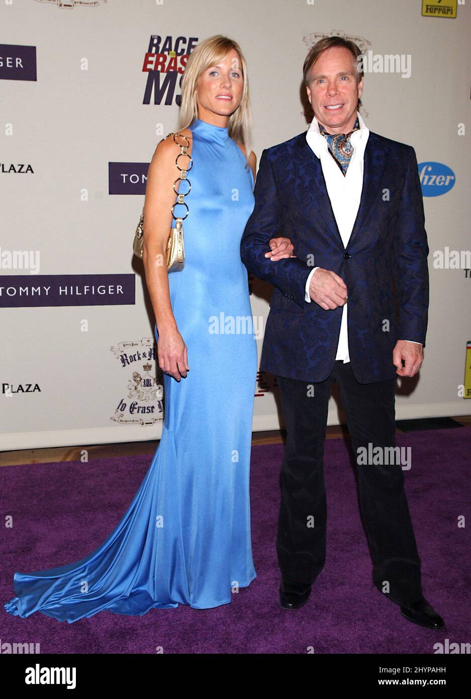 Tommy Hilfiger & Lizzie Somerbey attend the 12th Annual Race To Erase MS  Gala in California. Picture: UK Press Stock Photo - Alamy
