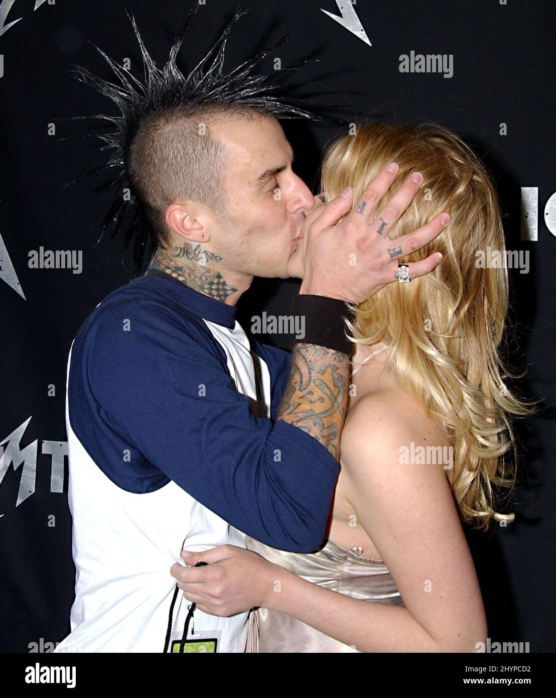 (709)Dave Barker / Throw A Kiss Travis barker of blink 182 hi-res stock photography and