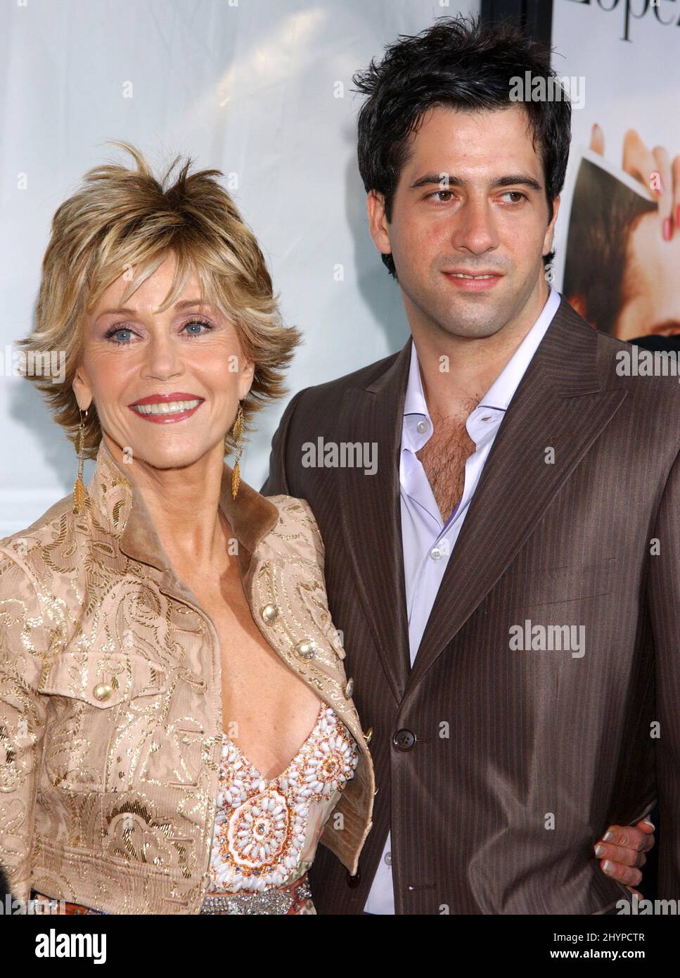 Jane Fonda & Troy Garity attend the 'Monster-In-Law' Los Angeles Premiere. Picture: UK Press Stock Photo