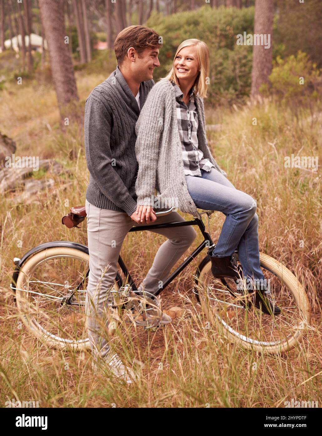 Romantic bike ride hi res stock photography and images Alamy