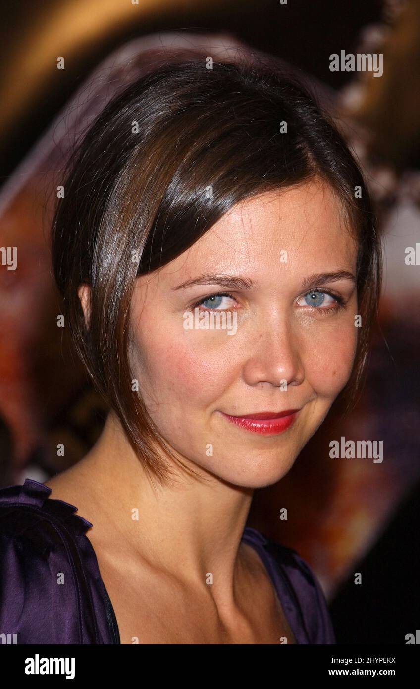 Maggie Gyllenhaal attends the 'Jarhead' World Premiere in Hollywood. Picture: UK Press Stock Photo