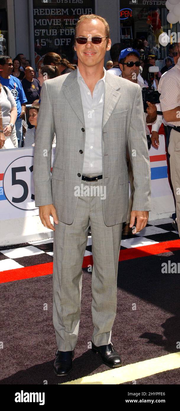 Michael Keaton attends the World Premiere of 'Herbie Fully Loaded' in Hollywood. Picture: UK Press Stock Photo