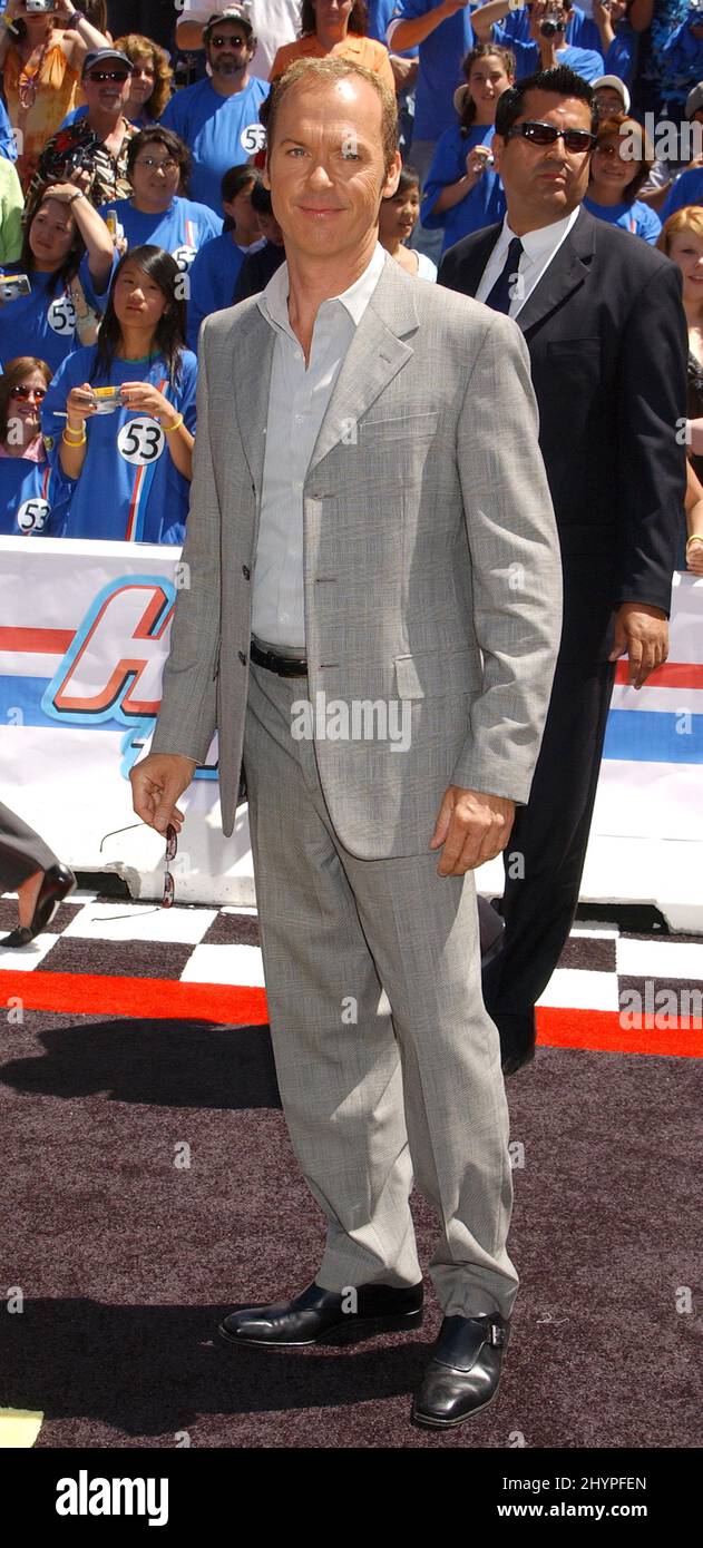 Michael Keaton attends the World Premiere of 'Herbie Fully Loaded' in Hollywood. Picture: UK Press Stock Photo