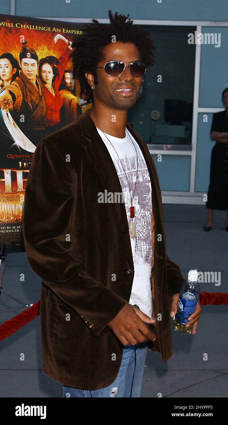 Eric Benet attends the 'Hero' Premiere in Hollywood. Picture: UK Press Stock Photo