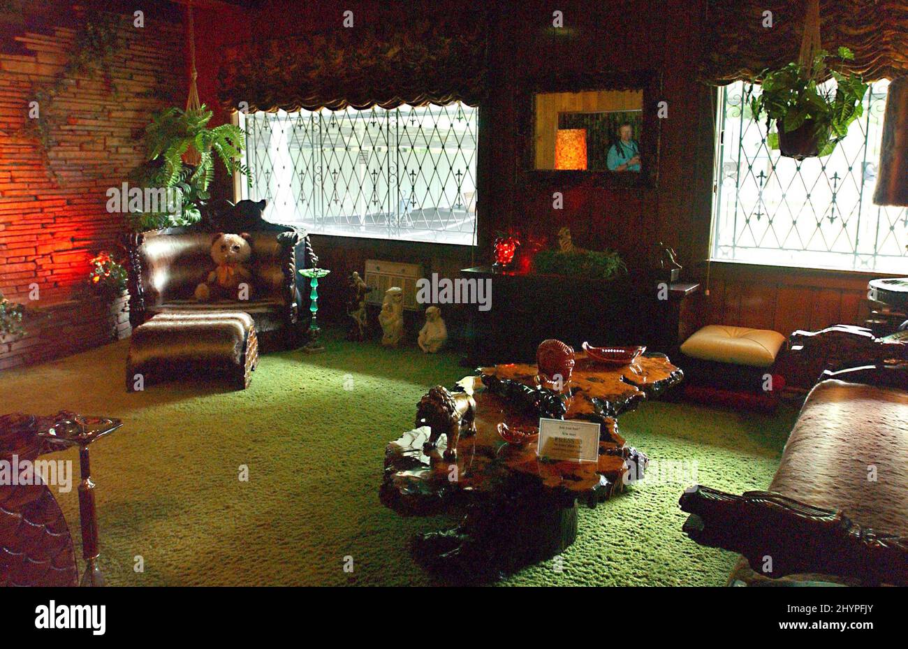 Jungle Room at Graceland. Picture: UK Press Stock Photo