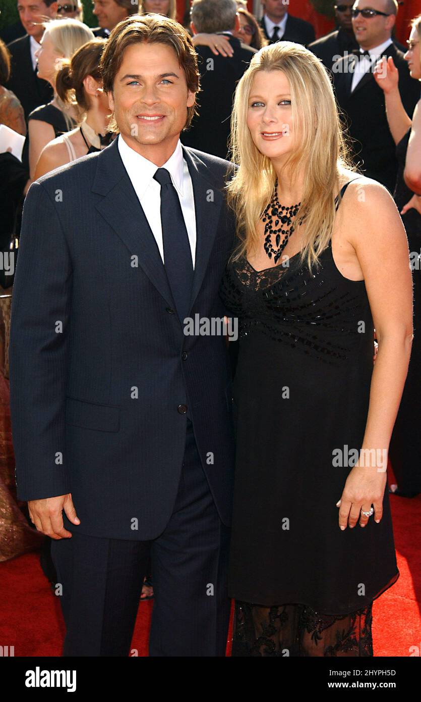 ROB LOWE & WIFE SHERYL ATTEND THE 55th ANNNUAL EMMY AWARDS IN LOS