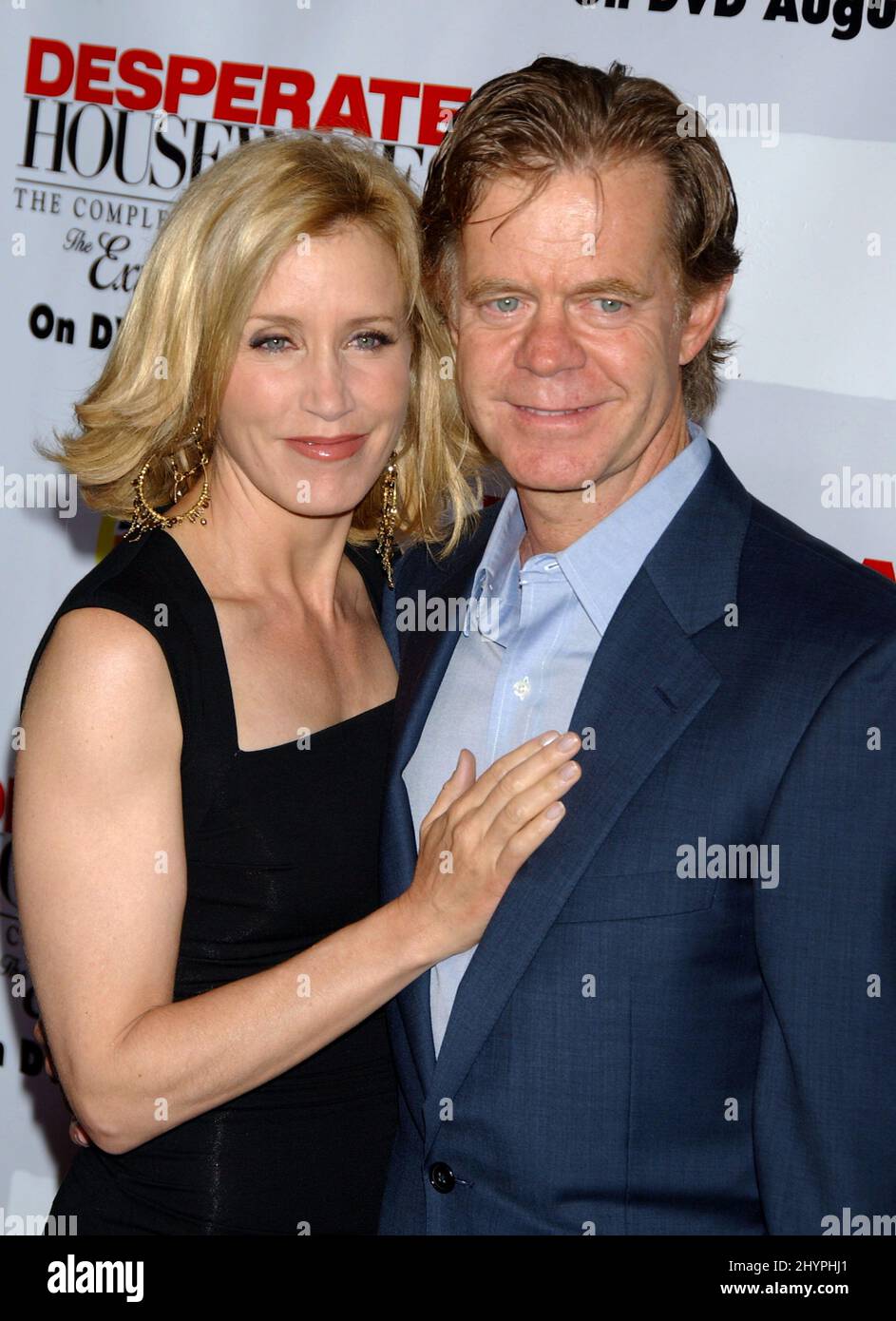William H. Macy & Felicity Huffman attend the 'Desperate Housewives: Extra Juicy Edition Season 2' DVD Launch Event. Picture: UK Press Stock Photo