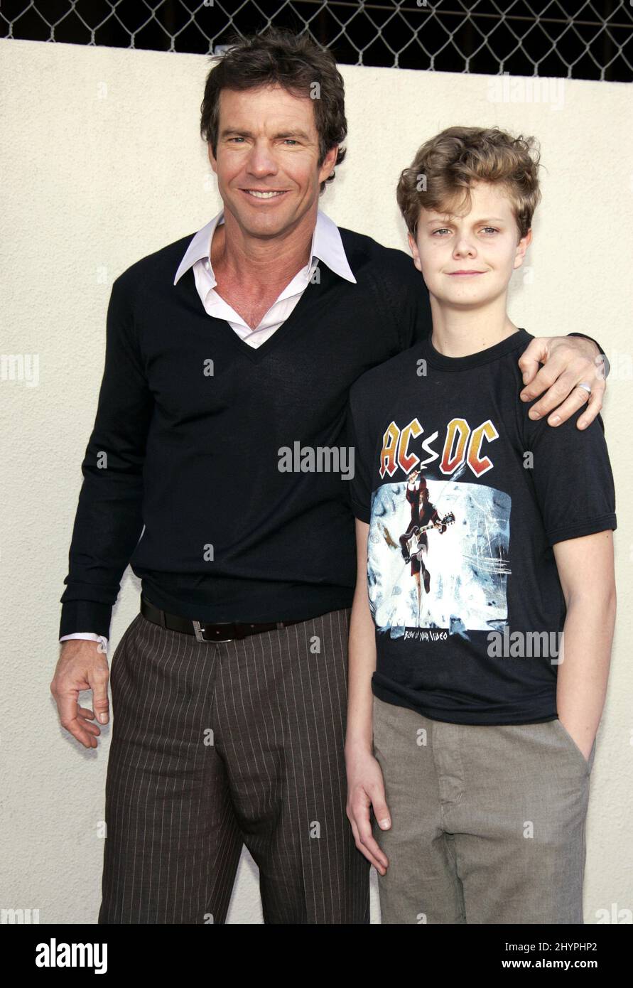 Dennis quaid honoured star hollywood walk fame jack attends picture hi