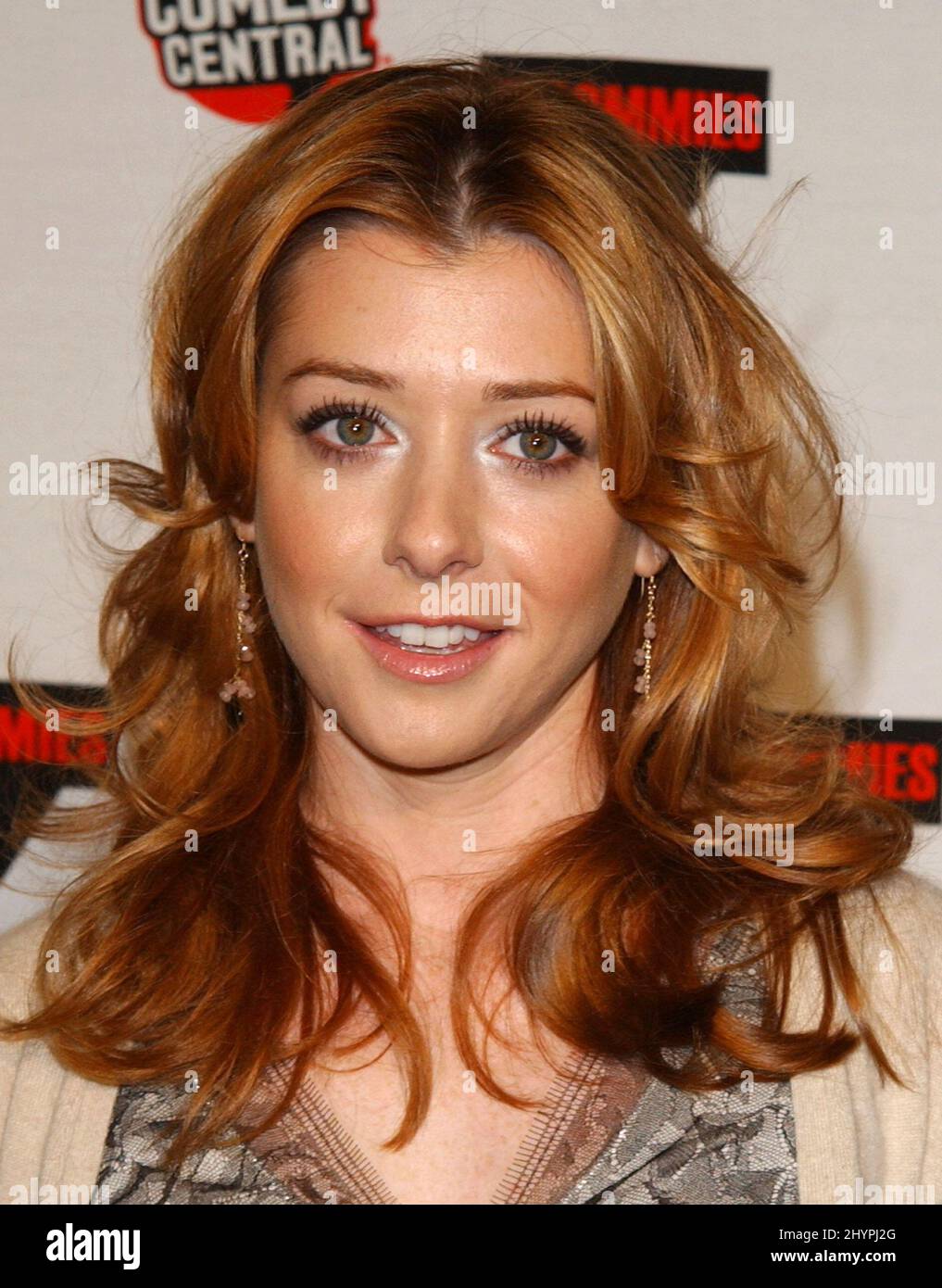 ALYSON HANNIGAN ATTENDS THE COMEDY CENTRAL'S FIRST ANNUAL COMMIE AWARDS IN CALIFORNIA. PICTURE: UK PRESS Stock Photo