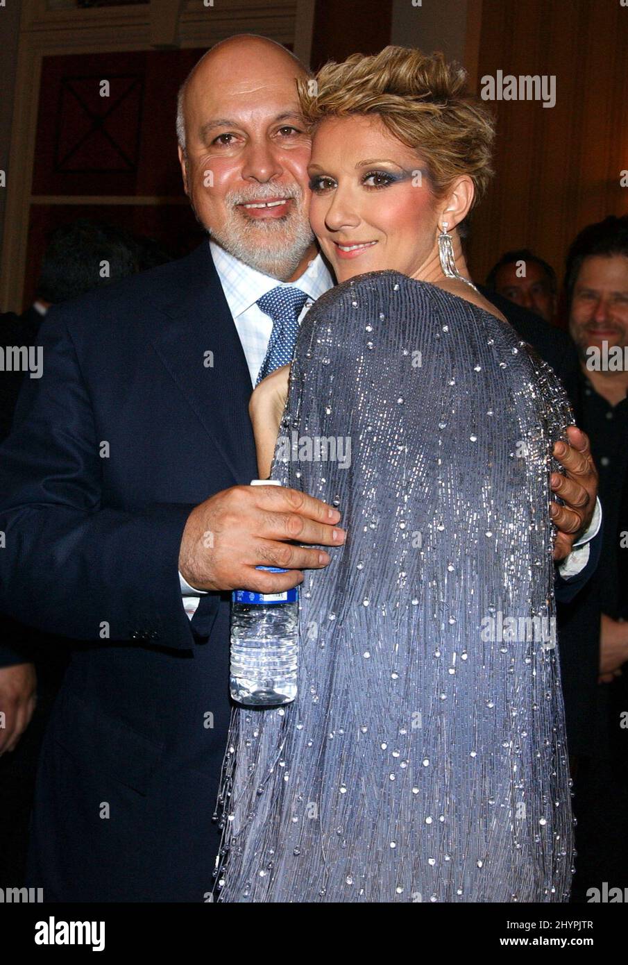RENE ATTENDS CELINE DION'S 'A NEW DAY' CONCERT OPENING AT THE COLISEUM