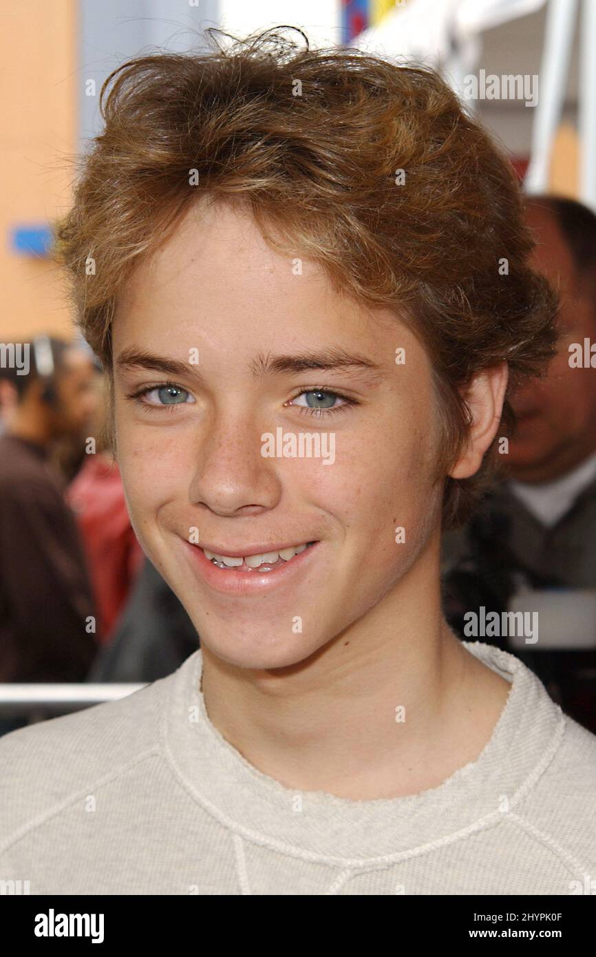 JEREMY SUMPTER ATTENDS 'DR SEUSS' THE CAT IN THE HAT' FILM PREMIERE IN CALIFORNIA. PICTURE: UK PRESS Stock Photo