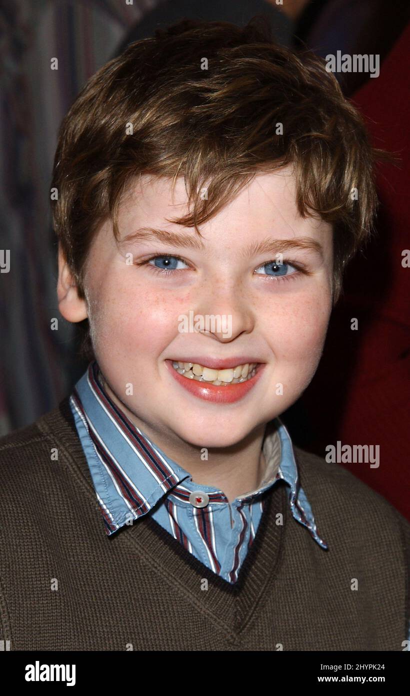 SPENCER BRESLIN ATTENDS 'DR SEUSS' THE CAT IN THE HAT' FILM PREMIERE IN CALIFORNIA. PICTURE: UK PRESS Stock Photo