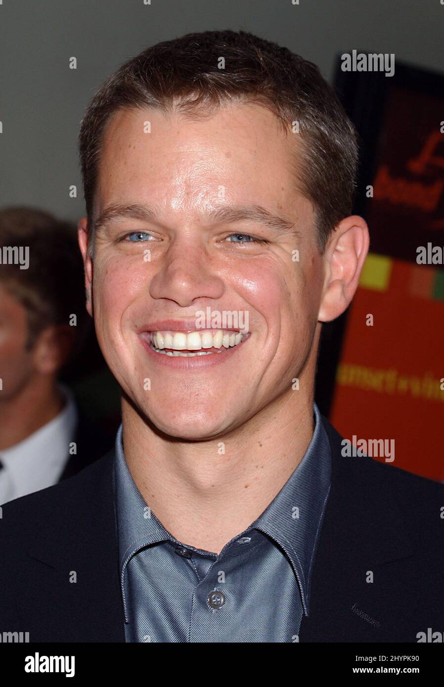 Matt Damon attends 'The Bourne Supremacy' World Premiere in Hollywood. Picture: UK Press Stock Photo