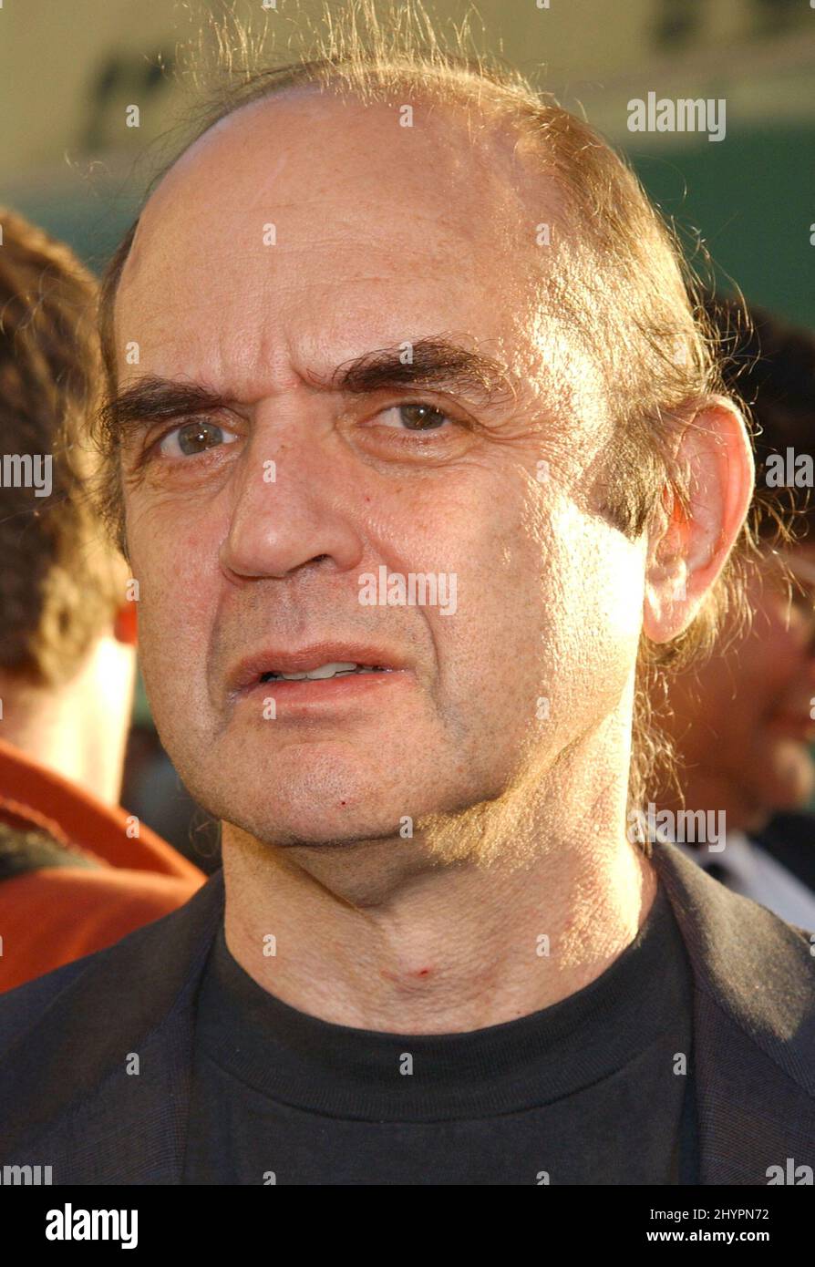 HARVEY PEKAR ATTENDS THE 'AMERICAN SPLENDOR' FILM PREMIERE IN HOLLYWOOD. PICTURE: UK PRESS Stock Photo