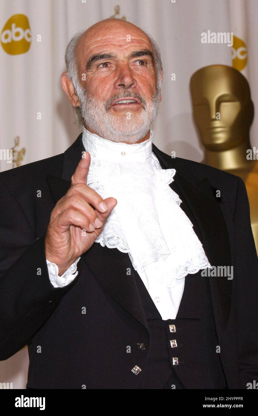 SEAN CONNERY ATTENDS THE 75th ACADEMY AWARDS. PICTURE UK PRESS Stock