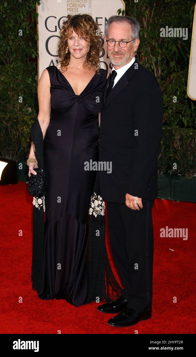 Kate Capshaw & Steven Spielberg attend the 63rd Annual Golden Globe