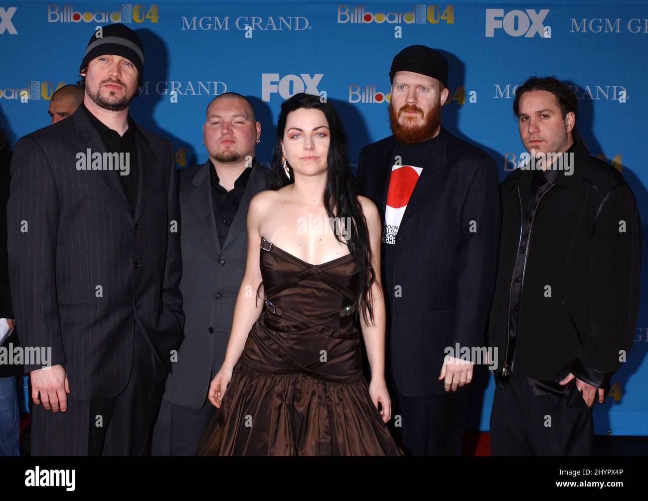 Evanescence attend the 'Billboard Music Awards 2004' at The MGM Grand Hotel & Casino, Las Vegas. Picture: UK Press Stock Photo