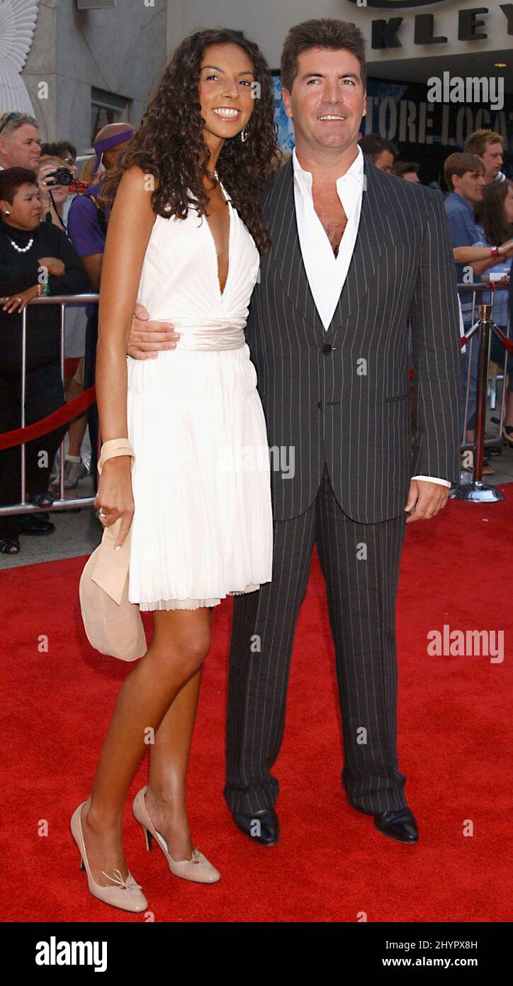Simon Cowell & Terri Seymor attend the 2004 'American Idol Grand Finale' in Hollywood. Picture: UK Press Stock Photo
