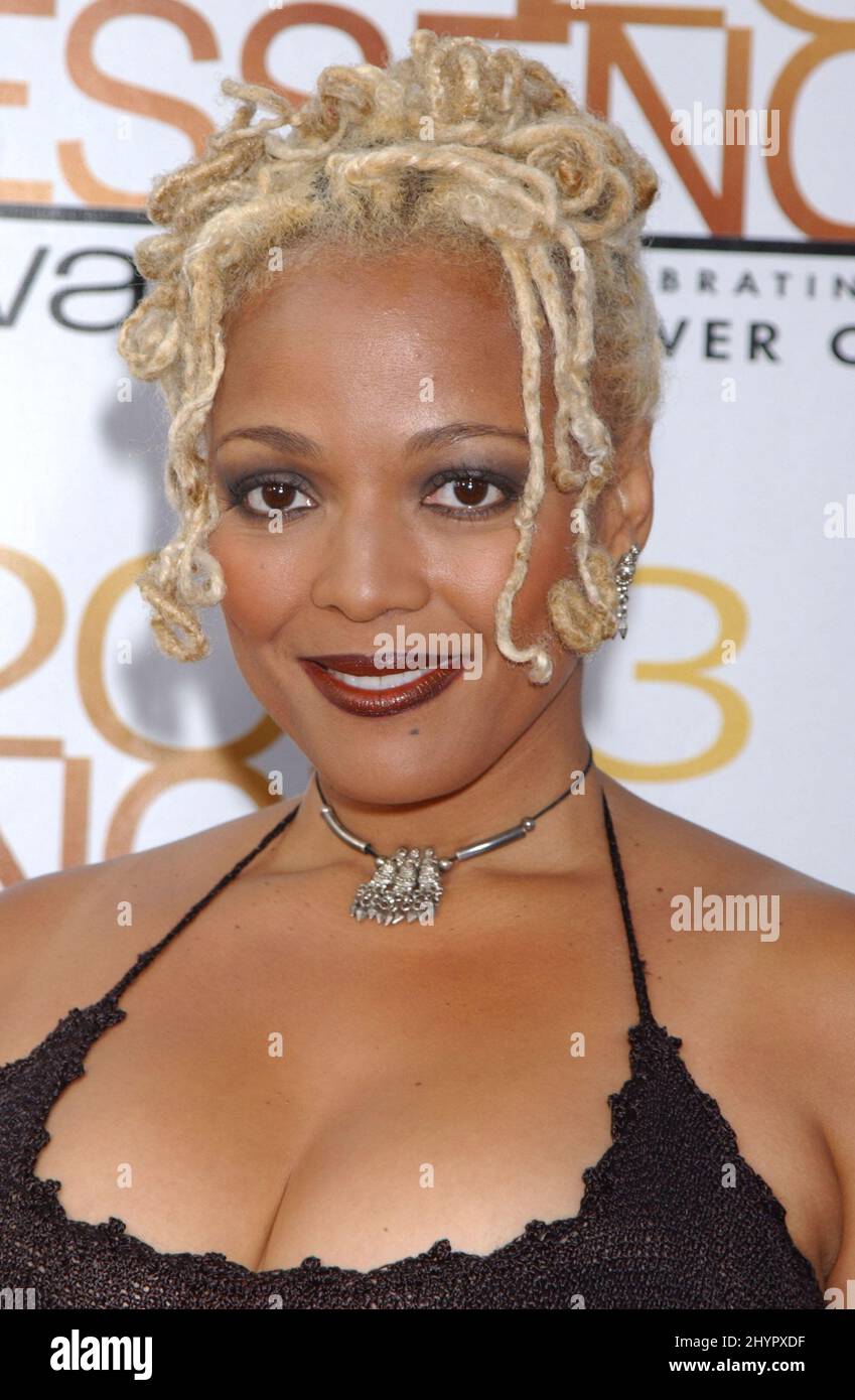 KIM FIELDS ATTENDS THE 2003 ESSENCE AWARDS IN HOLLYWOOD. PICTURE: UK