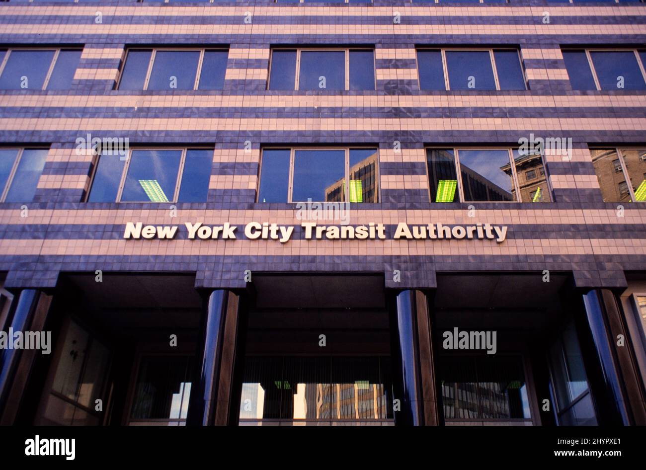 New York City Transit Authority building in downtown Brooklyn NYC Stock