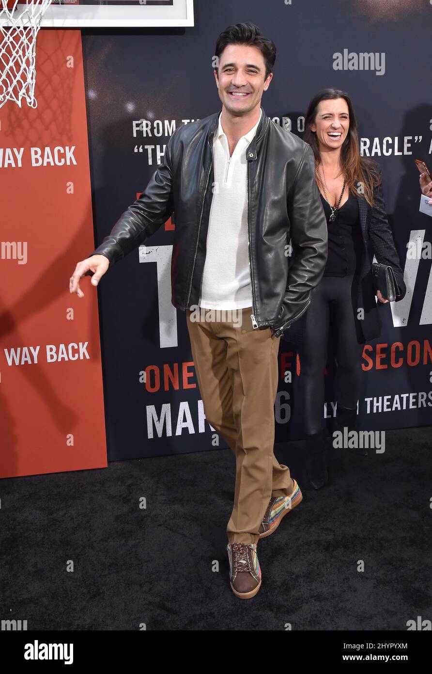 Gilles Marini arriving to the ???The Way Back??? World Premiere at Regal Cinemas LA Live on March 01, 2020 in Los Angeles. Stock Photo
