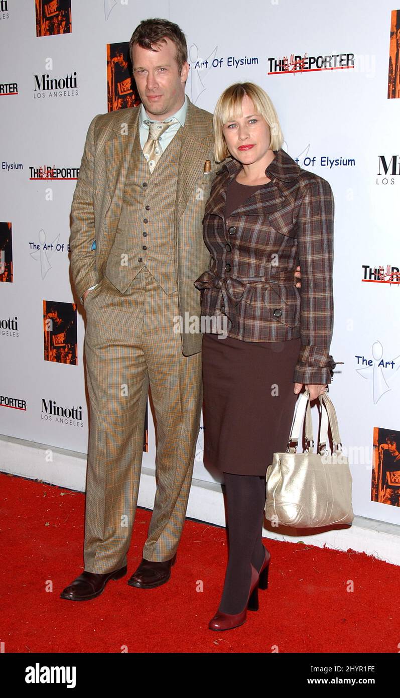 Thomas Jane & Patricia Arquette attend The Art of Elysium's Annual Art