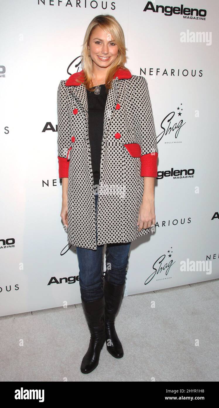 Stacy Keibler attends the Angeleno Magazine presents Nefarious Fine