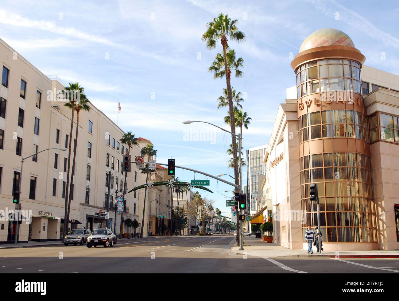 Wilshire Blvd & Rodeo Drive. Picture: UK Press Stock Photo - Alamy