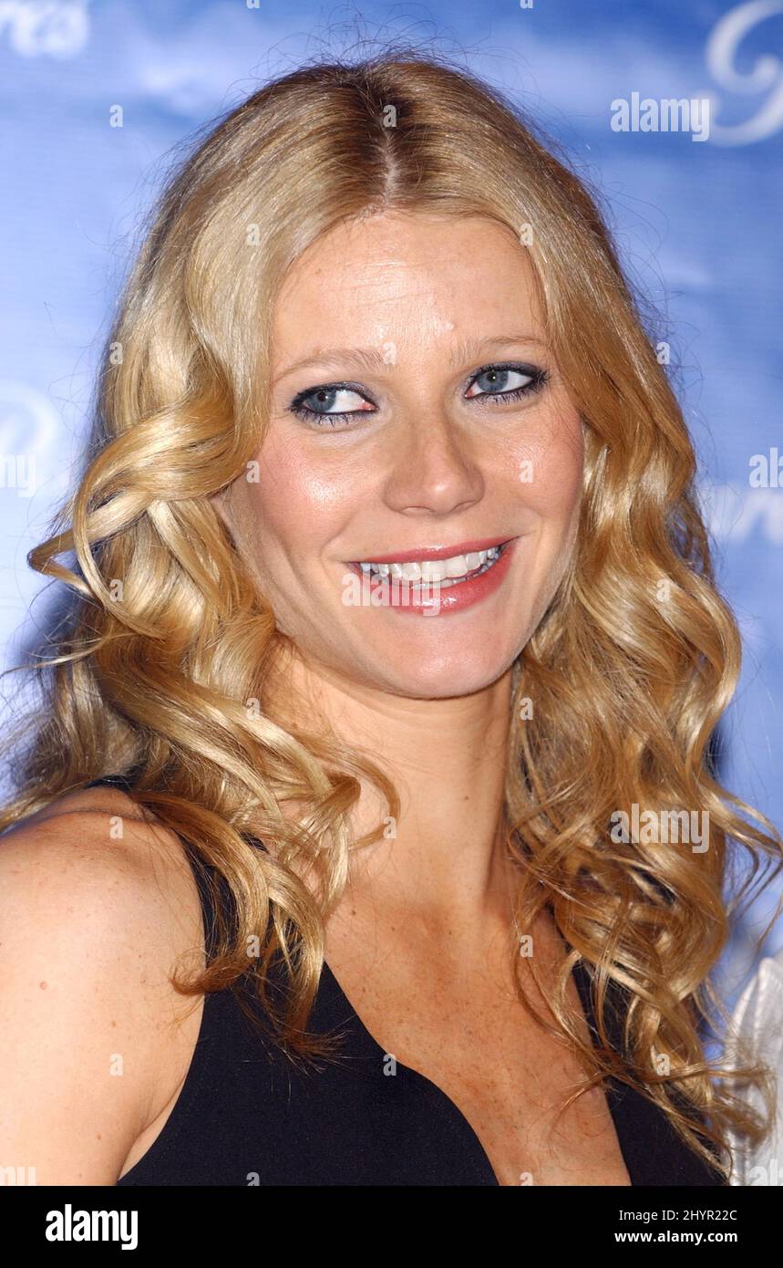 Gwyneth Paltrow promotes 'Sky Captain and the World of Tomorrow' at ShoWest 2004 in Las Vegas. Picture: UK Press Stock Photo