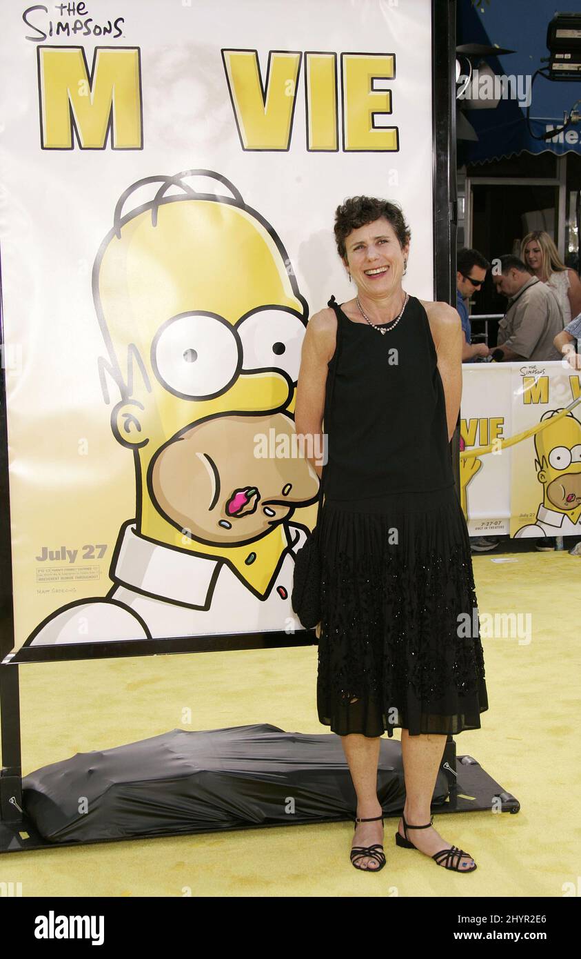 Julie Kavner attends 'The Simpsons Movie' World Premiere held at the Mann's Village Theatre in California. Picture: UK Press Stock Photo