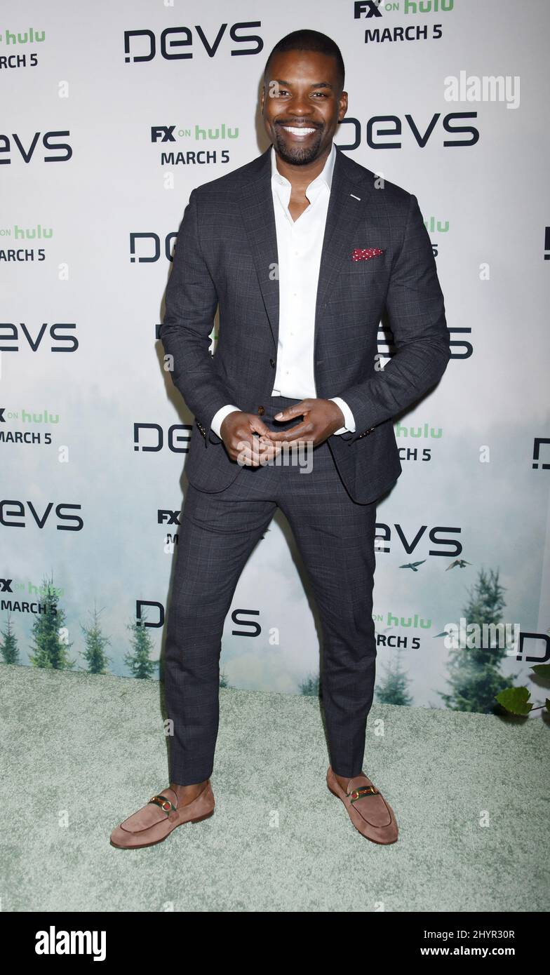 Amin Joseph at FX on Hulu's 'Devs' Los Angeles Premiere held at the ArcLight Cinemas Hollywood on March 2, 2020 in Hollywood, USA. Stock Photo