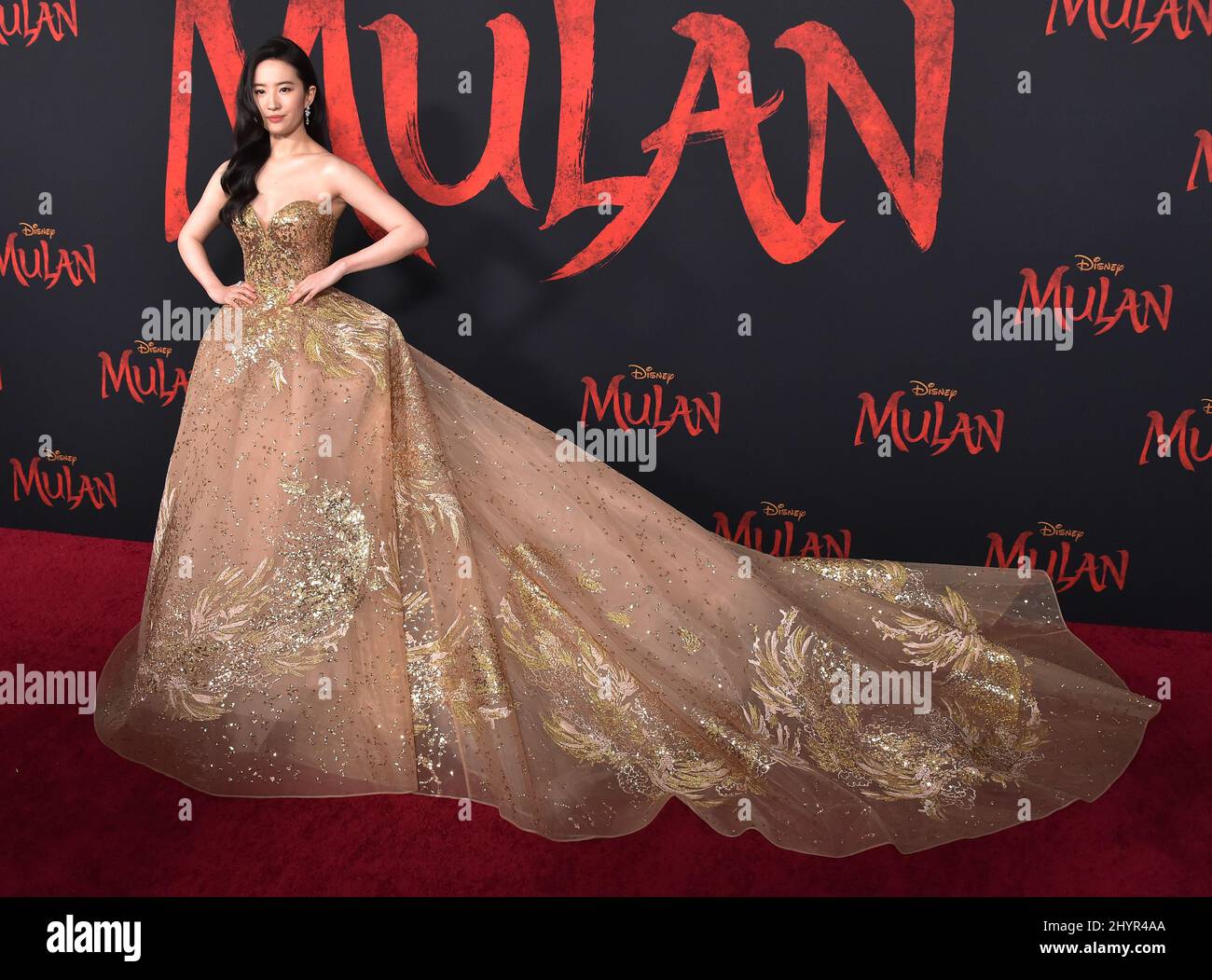 Yifei Liu attending Disney's Mulan World Premiere held at Hollywood, USA on  Monday March 9, 2020 Stock Photo - Alamy