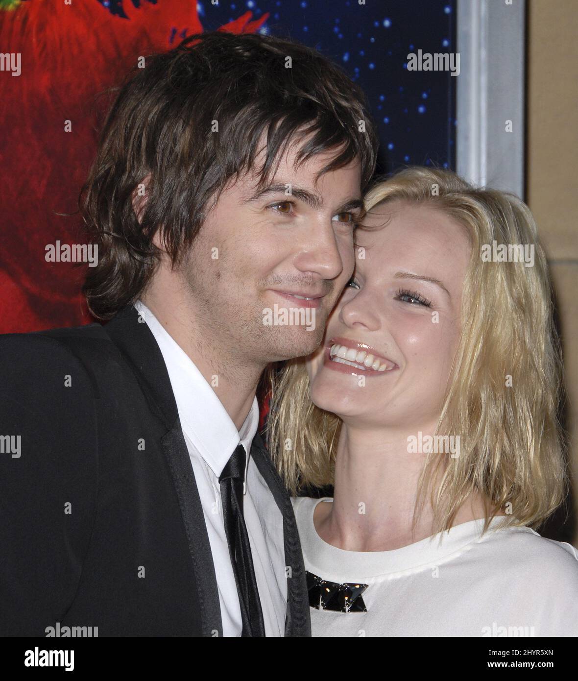 Jim Sturgess and Kate Bosworth attend the 'Across The Universe' Hollywood Premiere. Stock Photo