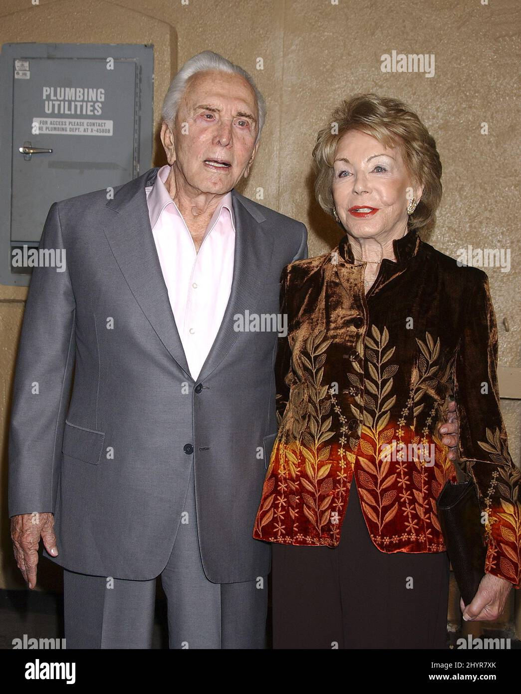 Kirk Douglas and wife Anne at the 3rd Annual "A Fine Romance" Gala