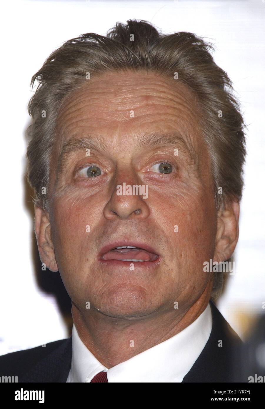 Michael Douglas at the 3rd Annual "A Fine Romance" Gala celebrating the love affair between Hollywood and Broadway to benefit the Motion Picture & Television Fund in Los Angeles. Stock Photo