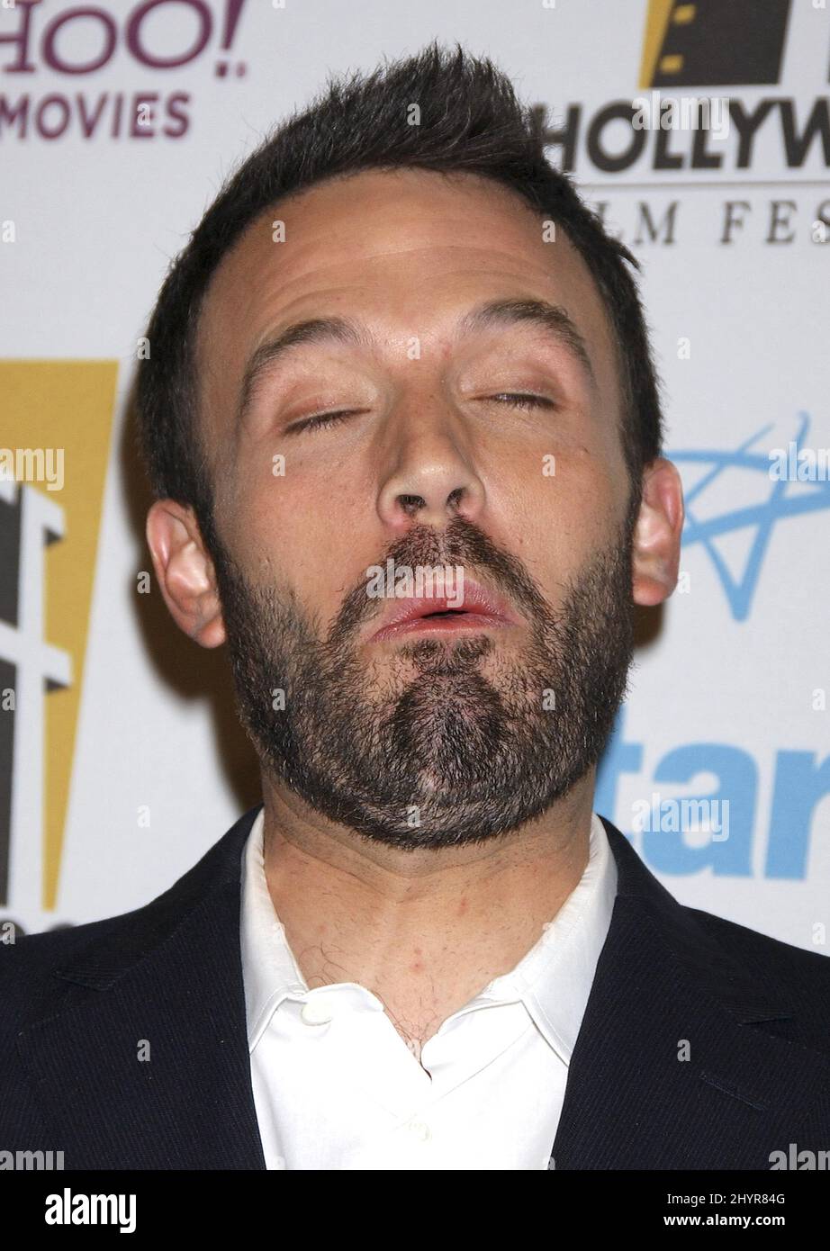 Ben Affleck at the Hollywood Film Festival's 11th Annual Hollywood Awards at the Beverly Hilton Hotel Stock Photo