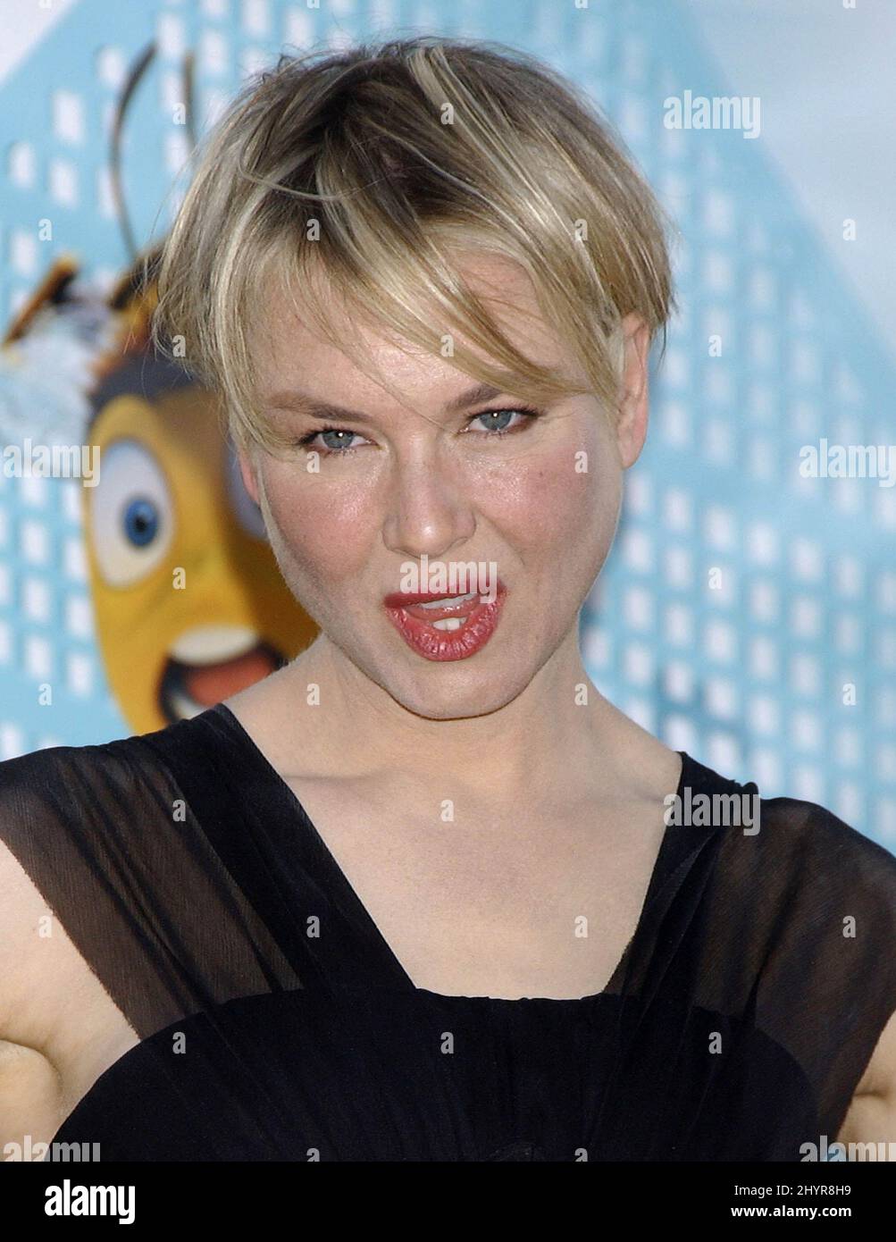 Renee Zellweger at the Los Angeles premiere of 'Bee Movie' at the Mann Village Theatre, Westwood, Los Angeles. Stock Photo