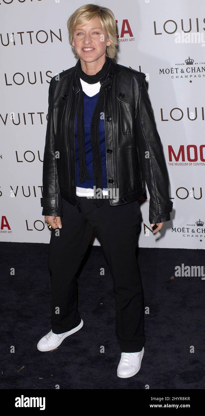 Ellen DeGeneres attending the Louis Vuitton Gala Celebrating Murakami Exhibition at MOCA. Los Angeles. Stock Photo