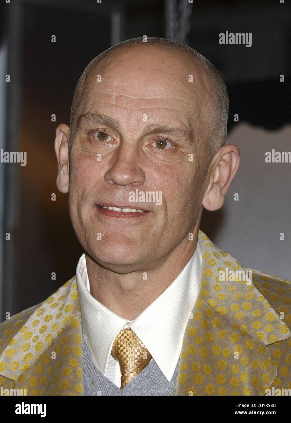 John Malkovich attending the'Beowulf' Los Angeles Premiere at the Mann Village Theatre, Los Angeles. Stock Photo